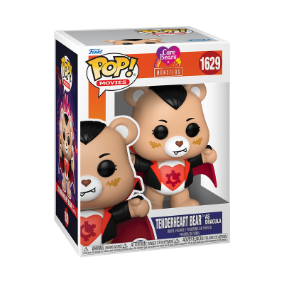 Figura Funko Pop! de peluche Tenderheart Bear versão Drácula em caixa