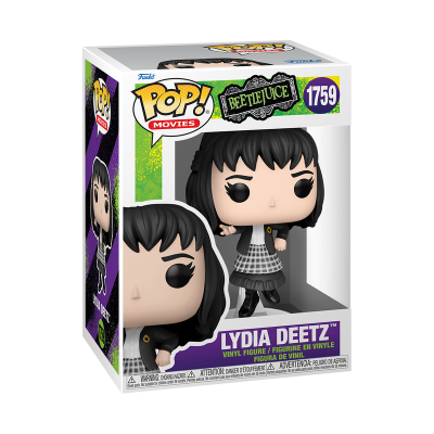 Figura Funko Pop! Lydia Deetz na caixa com janela