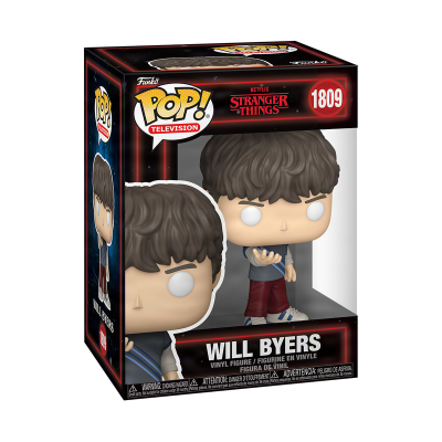 Funko Pop! Vinil Will Byers Stranger Things nº 1809 na caixa