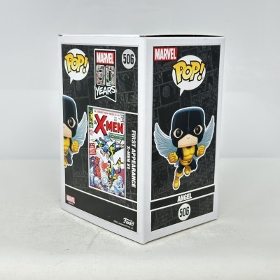 Caixa de brinquedo Funko Pop! personagem Marvel Angel número 506