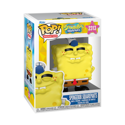 Figura Funko Pop de SpongeBob SquarePants na caixa