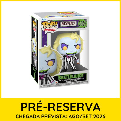 Figura Funko Pop! Beetlejuice caixa com janela