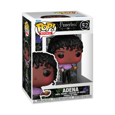Figura Funko Pop Books Adena da série Powerless na embalagem