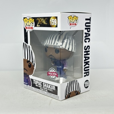Figura Funko Pop 159 Tupac Shakur em caixa