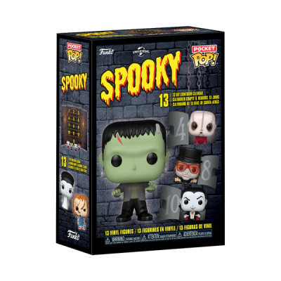 Caixa Funko Pocket Pop! Spooky com 13 figuras de vinil de personagens de terror