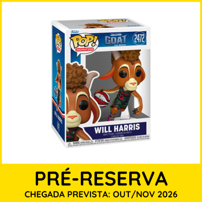 Boneco Funko Pop! Will Harris de Goat em embalagem