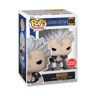 Figura POP Animation Mars Black Clover na embalagem