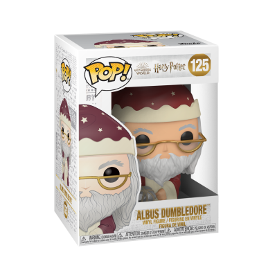 Boneco Funko Pop Albus Dumbledore de Harry Potter dentro da caixa