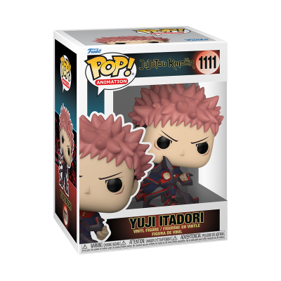 Funko Pop! de Yuuji Itadori em embalagem de vinil