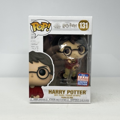 Figura vinil POP! Harry Potter 131 com embalagem branca.