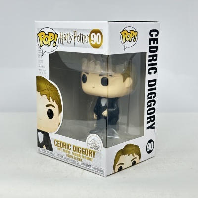 Figura Funko Pop Cedric Diggory da coleção Harry Potter na caixa