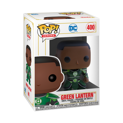Figura Funko Pop Green Lantern da DC na caixa