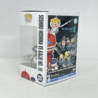 Caixa Funko Pop! Animation com figura JOSHIRO HOSHINA VS KAIJU NO. 10 e número 2251