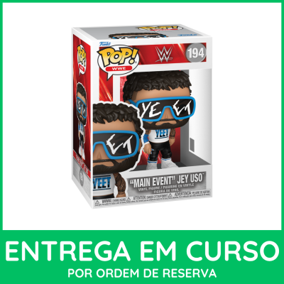 Figura vinilica Funko Pop! WWE número 194 Main Event Jey Uso