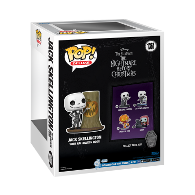 Caixa Pop! Deluxe Funko Jack Skellington com porta Halloween