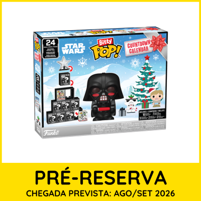 Calendário de contagem Star Wars Bitty Pop! com figuras Funko Pop!