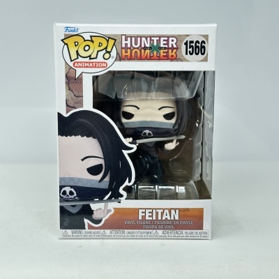 Figura colecionável Funko Pop! Feitan da série Hunter x Hunter em caixa