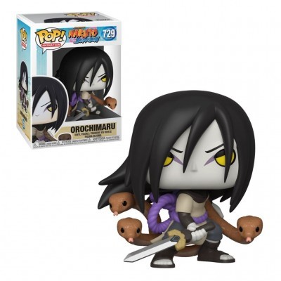 Figura de vinil Orochimaru Naruto com serpentes e espada