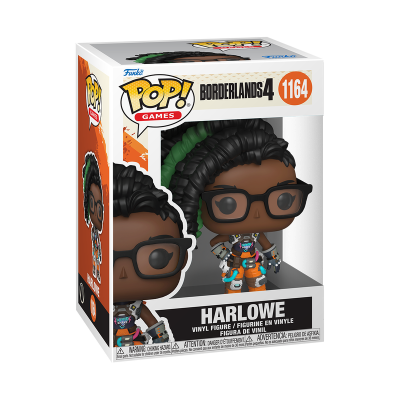 Figura Funko Pop! Harlowe do jogo Borderlands 4 na caixa