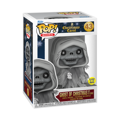 Figura Funko Pop! Ghost of Christmas Yet to Come da coleção A Christmas Carol na caixa