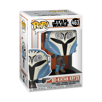 Figura Pop! Bo-Katan Kryze Star Wars nº463 na embalagem
