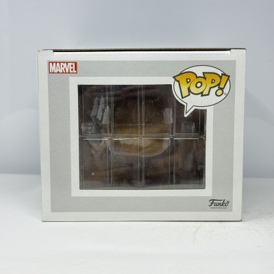 Caixa Funko Pop! da Marvel com janela de plástico