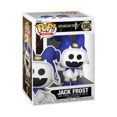 Figura Funko Pop Jack Frost Shin Megami Tensei V na embalagem