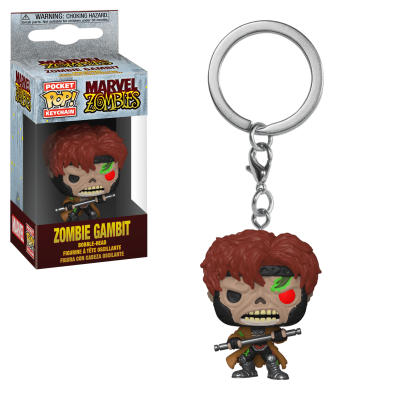 Chaveiro de figura Zombie Gambit da Marvel Zombies