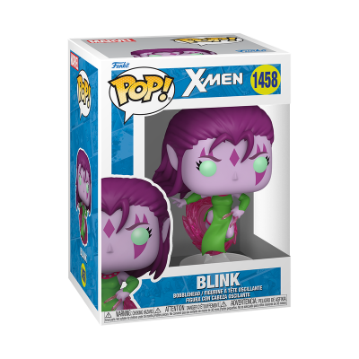 Figura Funko Pop! Blink de X-Men em embalagem