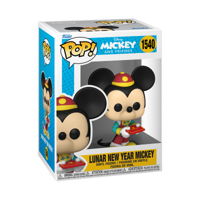 Figura Pop! Vinyl Disney Lunar New Year Mickey com embalagem