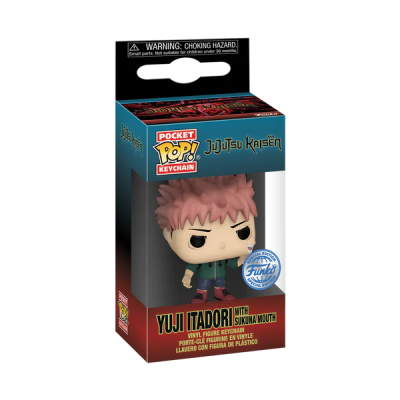 Chaveiro Funko Pop Yuji Itadori Jujutsu Kaisen em caixa