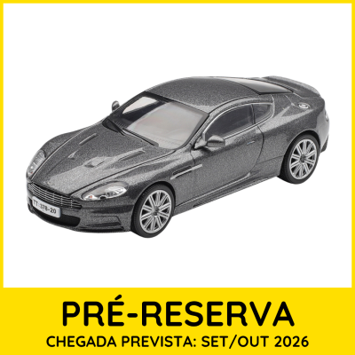 Miniatura de carro desportivo cinzento metálico com pré-reserva setembro/2026