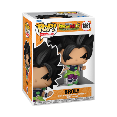 Figura Funko Pop! Broly Dragon Ball Super na caixa