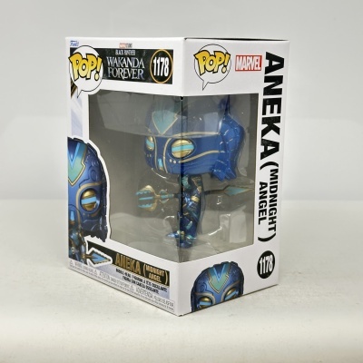 Figura Funko Pop! Aneka (Midnight Angel) da Marvel na caixa
