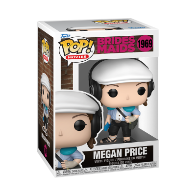 Figura Funko Pop Megan Price do filme Bridesmaids 1969 na caixa