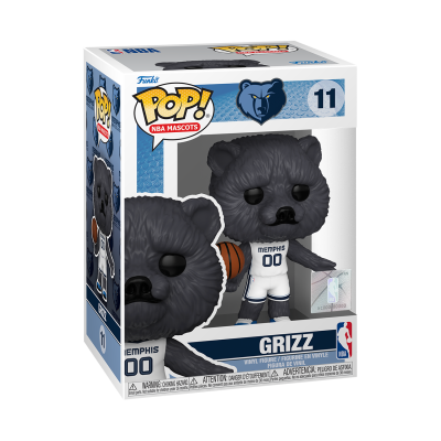 Boneco Funko Pop! NBA Mascots Grizz Memphis número 11