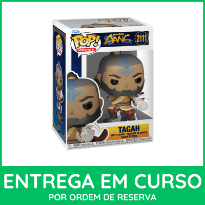 Figura vinil Funko Pop Tagah Avatar Aang na caixa