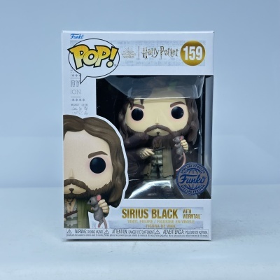 Figura Funko Pop! Sirius Black com calda Womtail em embalagem com janela