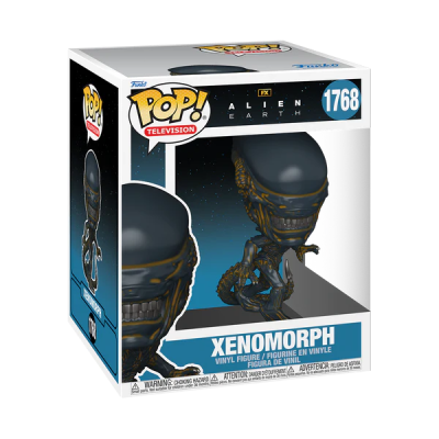 Figurinha de vinil Pop! Television Xenomorph Alien Earth na caixa