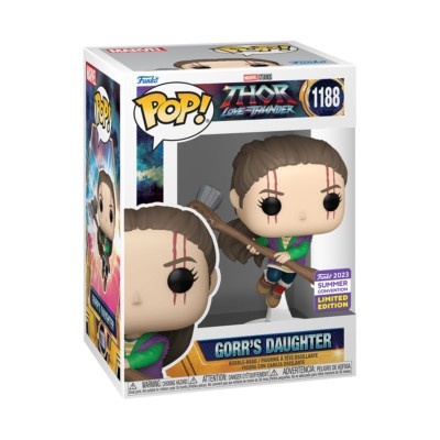 Figura colecionável Funko POP! Gorr's Daughter do Thor: Love and Thunder na caixa
