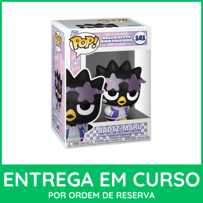 Figura pop de vinil Badtz-Maru na caixa