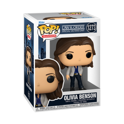 Figura Funko Pop! Olivia Benson Law & Order na embalagem