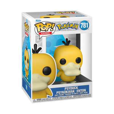 Figura Funko Pop! do Pokémon Psyduck em caixa