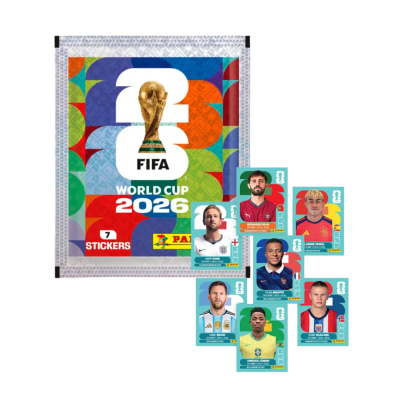 Pacote de stickers FIFA World Cup 2026 com autocolantes de jogadores