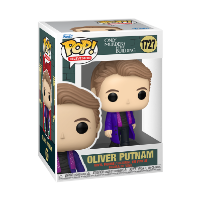 Figura de vinil Oliver Putnam da coleção Pop! Television em caixa colorida