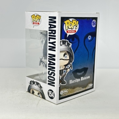 Caixa de figura de vinil POP! Marilyn Manson número 154 com janela de plástico