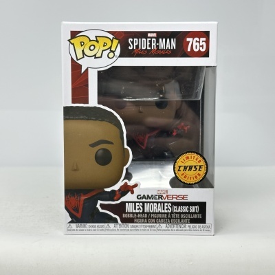 Funko Pop Miles Morales Spider-Man em caixa