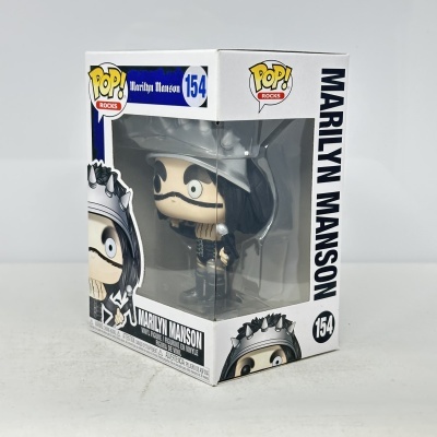 Funko Pop Marilyn Manson na caixa original com número 154