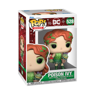 Figura POP! de vinil Poison Ivy da DC Comics na embalagem