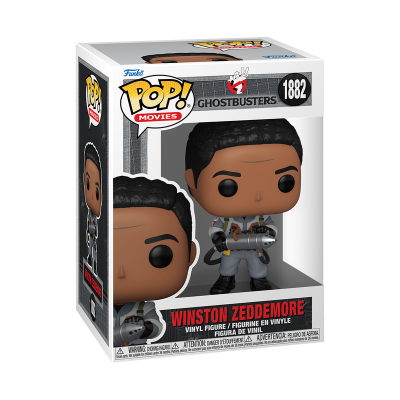 Funko Pop! Winston Zeddemore da série Ghostbusters em caixa